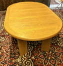 Vintage retro uitschuifbare eettafel