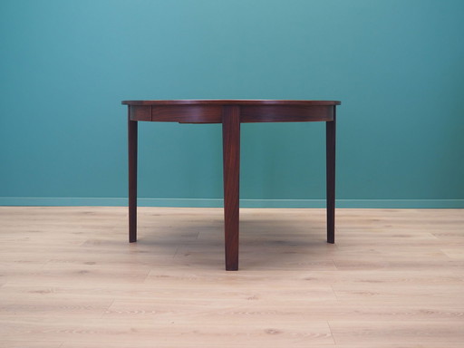 Ronde rozenhouten tafel, Deens ontwerp, 1960S, Productie: Denemarken