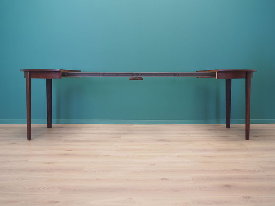 Image 1 of Ronde rozenhouten tafel, Deens ontwerp, 1960S, Productie: Denemarken