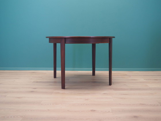 Image 1 of Ronde rozenhouten tafel, Deens ontwerp, 1960S, Productie: Denemarken