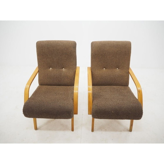 Image 1 of Paar vintage fauteuils, Tsjecho-Slowakije 1960
