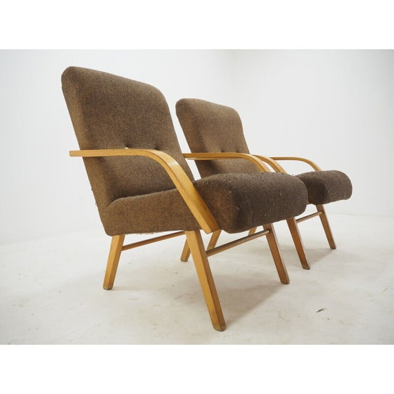 Image 1 of Paar vintage fauteuils, Tsjecho-Slowakije 1960