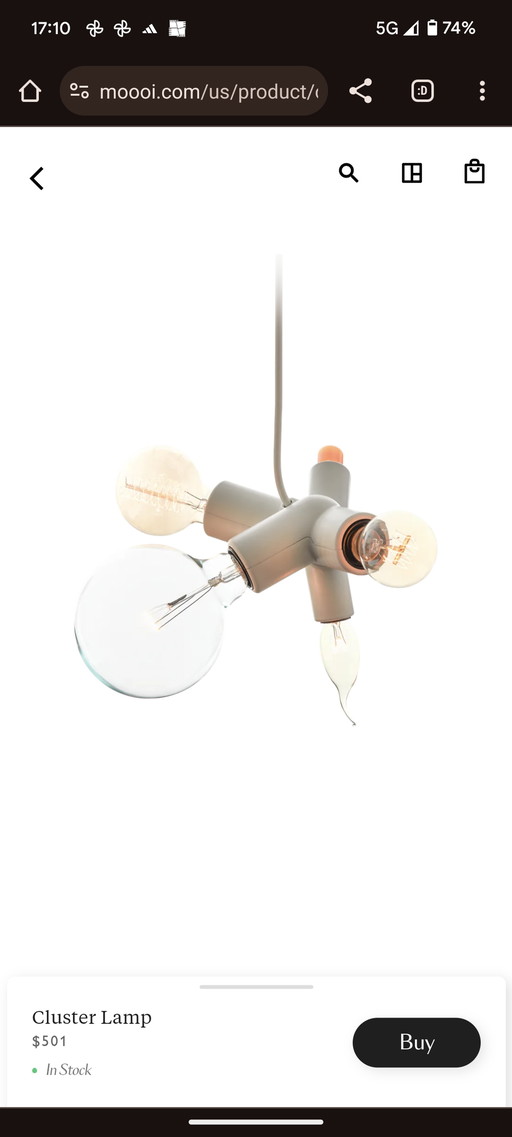 Moooi clusterlamp