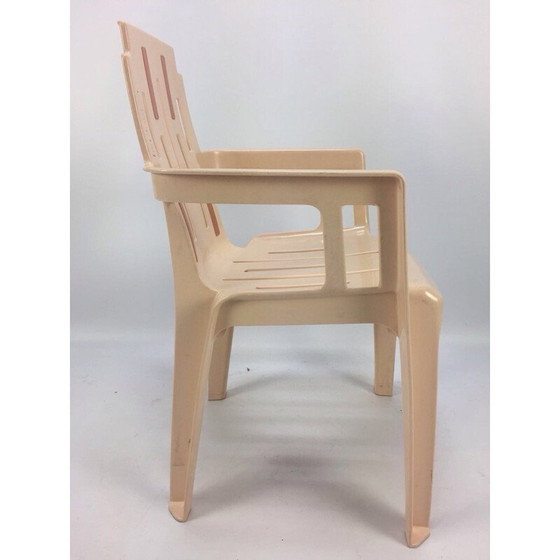 Image 1 of Vintage set van 3 Boston tuinstoelen door Pierre Paulin voor Herny Massonnet Postzegel - jaren 1980