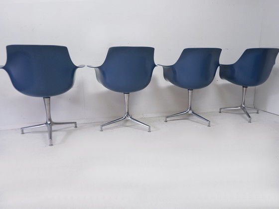 Image 1 of 4x Jorgen Kastholm stoelen JK 810