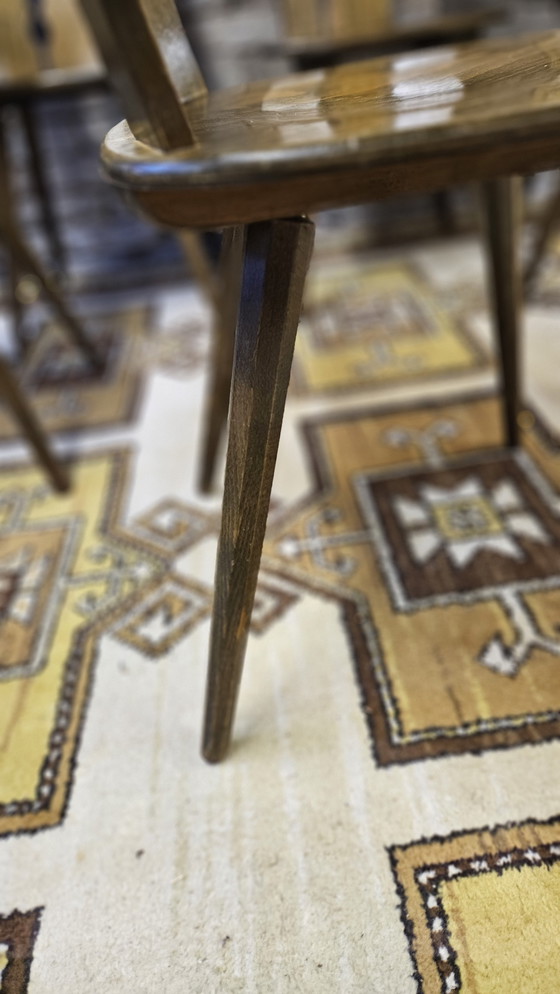 Image 1 of Set van 6 Vintage 1970 Bistro Stoelen