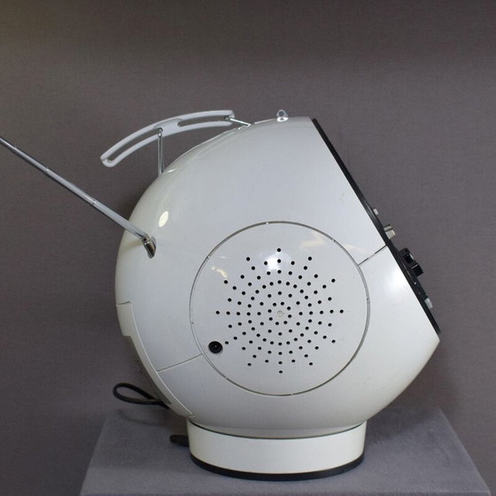 Image 1 of Vintage radio met 2 Weltron 'Space Ball' luidsprekers 2004