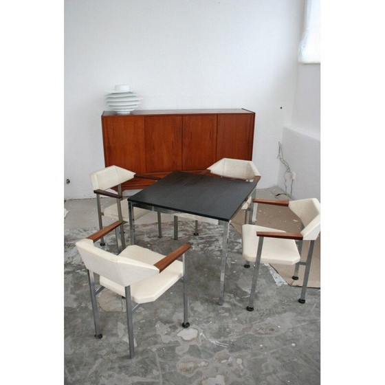 Image 1 of 4 stoelen vintage van Hulmefa Nieuwe Pekela