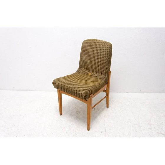 Image 1 of Paar mid century eetkamerstoelen, Tsjecho-Slowakije 1960