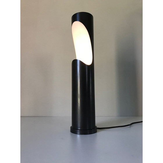 Image 1 of Atypische vintage ruimte lamp in plastic en wit perplex, 1970