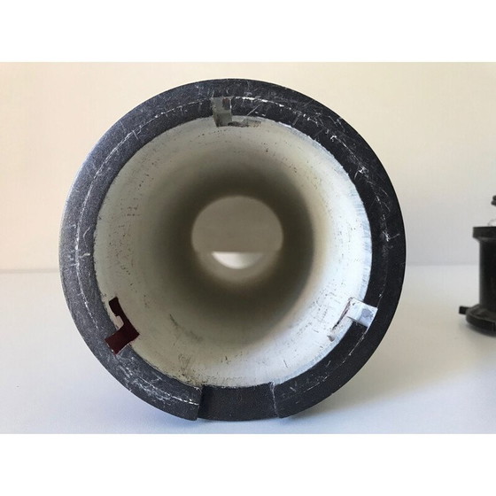 Image 1 of Atypische vintage ruimte lamp in plastic en wit perplex, 1970