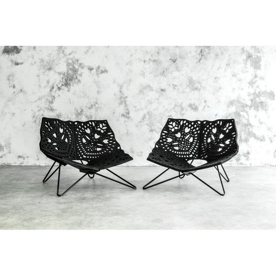 Image 1 of Vintage Prince zwarte fauteuil van Hay