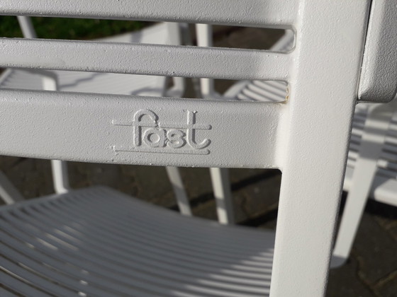 Image 1 of 4 Fast Easy Chairs wit stapelbaar 