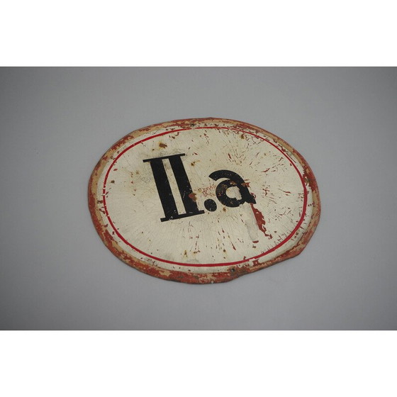 Image 1 of Vintage deurpaneel voor klaslokaal, 1900