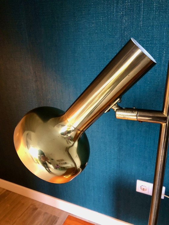 Image 1 of Midcentury Brass Floor Lamp Koch & Lowy Vloerlamp 