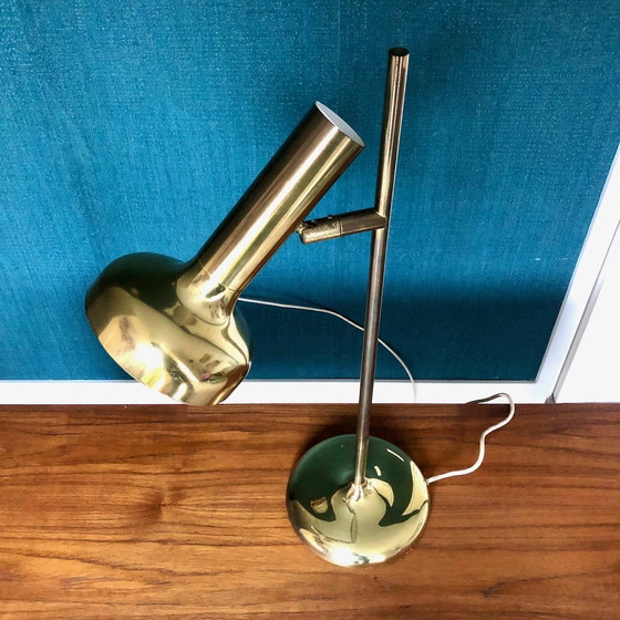 Image 1 of Midcentury Brass Floor Lamp Koch & Lowy Vloerlamp 