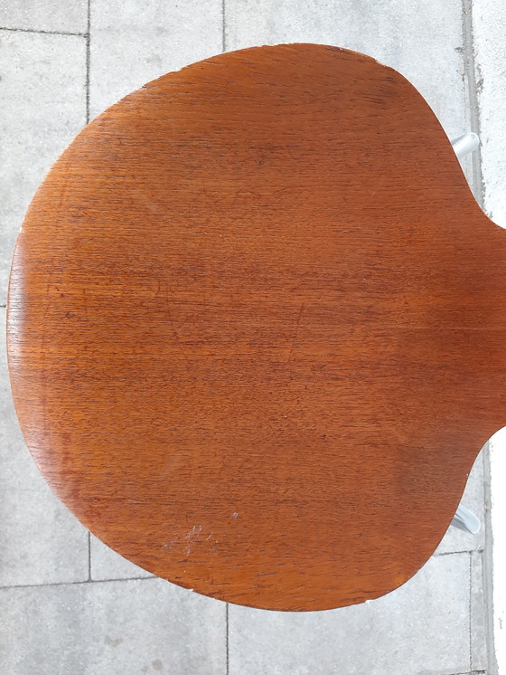 Image 1 of 6x teak Arne Jacobsen mok / muggen stoelen Fritz Hansen 1967