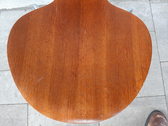 Image 1 of 6x teak Arne Jacobsen mok / muggen stoelen Fritz Hansen 1967