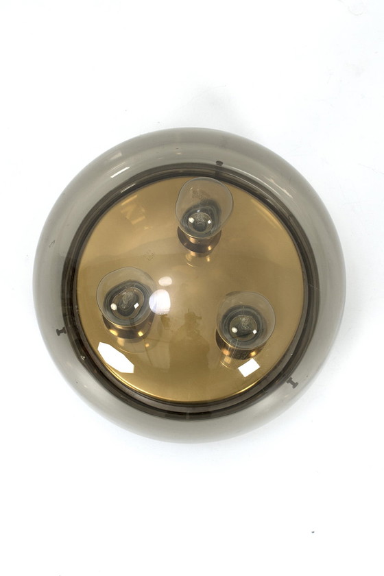 Image 1 of Messing plafondlamp