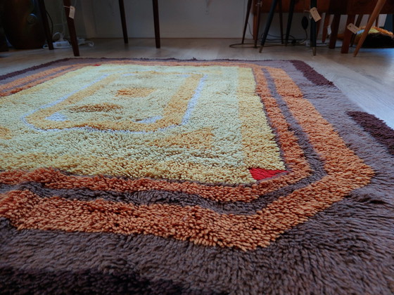 Image 1 of Vintage Hoogpolig Vloerkleed Tapijt