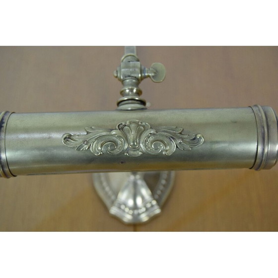 Image 1 of Vintage art deco verstelbare messing tafellamp, Tsjecho-Slowakije 1930