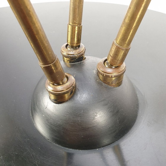 Image 1 of Vintage bijzettafel met 3 verstelbare lichtpunten, Italië 1960