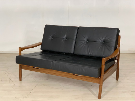 Image 1 of Deense teak bank bank daybed vintage