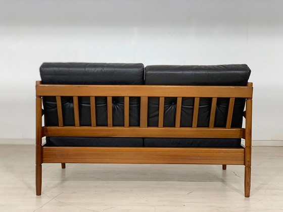 Image 1 of Deense teak bank bank daybed vintage