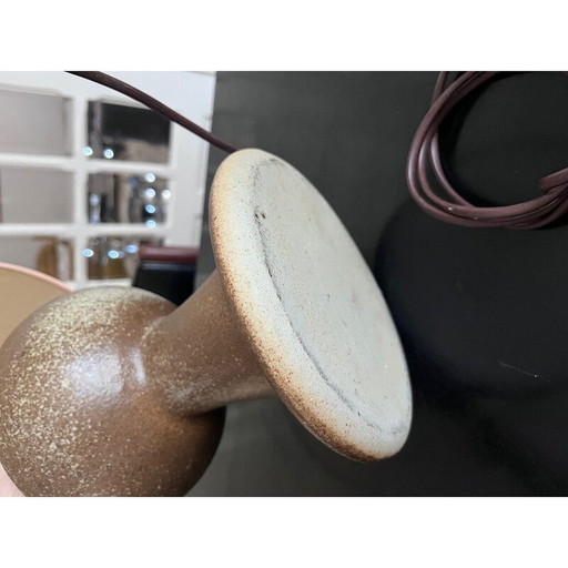 Vintage brutalistische zandstenen lamp