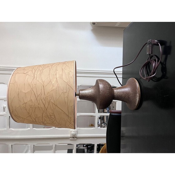 Image 1 of Vintage brutalistische zandstenen lamp