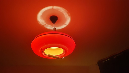 Jaren Zeventig Lamp, Oranje