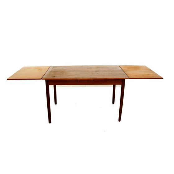 Image 1 of Vintage tafel met opklapbaar blad