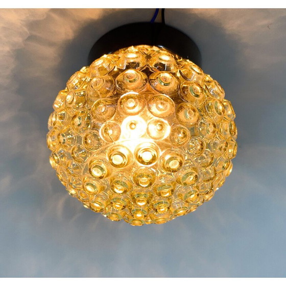 Image 1 of Vintage wandlamp van bakeliet en glas, Tsjecho-Slowakije 1950