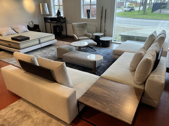 Image 1 of Minotti “White” modulair zitsysteem in stof cat. G 440x290cm