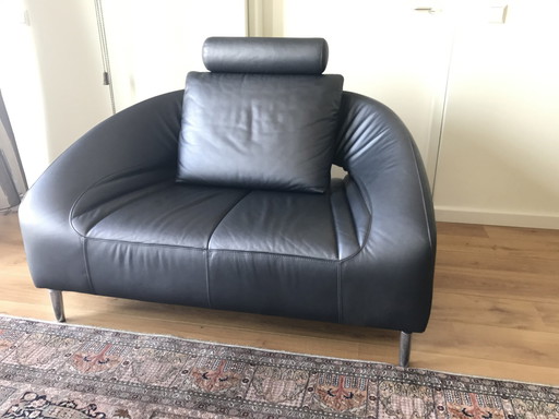 Leolux Lederen Loveseat