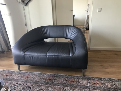 Leolux Lederen Loveseat