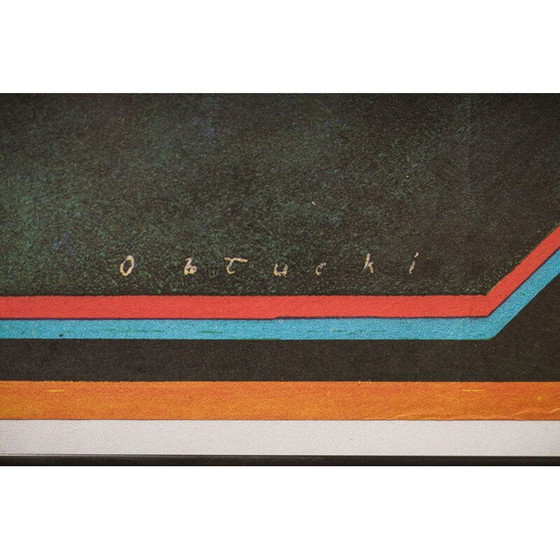 Image 1 of Vintage filmposter "Cyrk Odjeżdża" door Obłucki Janusz, Polen 1987