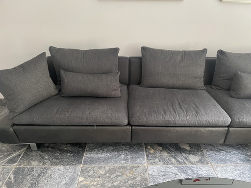 Natuzzi Hoekbank Met Salontafel