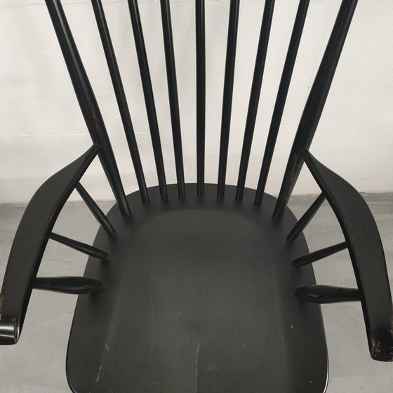 Image 1 of Vintage Spijlenstoel Relaxstoel Fauteuil