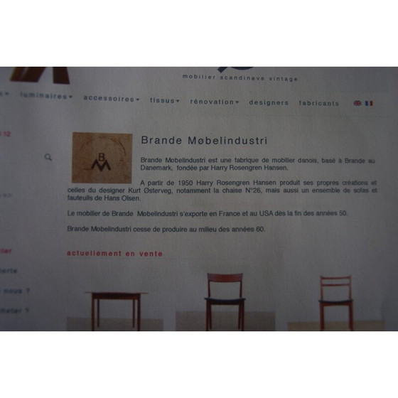 Image 1 of Vintage palissander salontafel van Harry Rosengren Hansen voor Brande Mobelindustri, jaren 1950