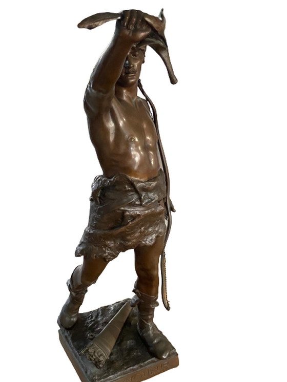 Image 1 of Eug. Marioton - bronzen sculptuur