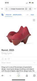 Vitra Greg Lynn Ravioli chair opknapper