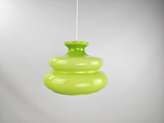 Image 1 of Hanglamp Groen Glas 