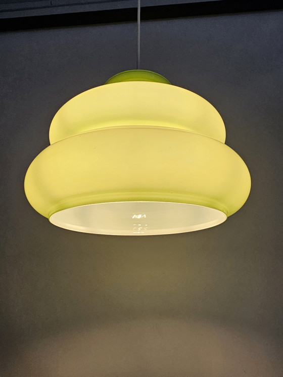 Image 1 of Hanglamp Groen Glas 