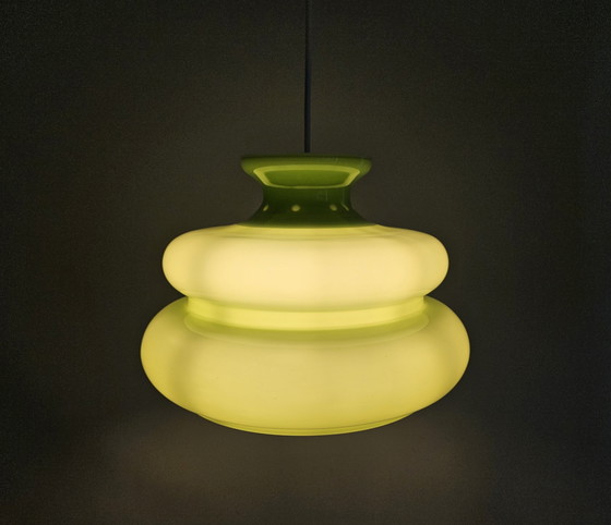 Image 1 of Hanglamp Groen Glas 