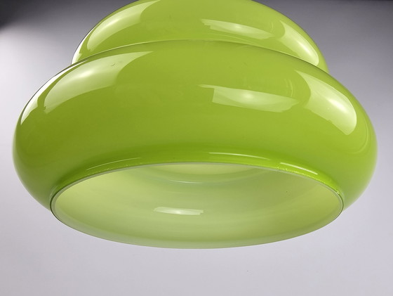 Image 1 of Hanglamp Groen Glas 