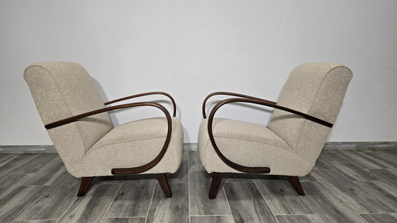 Image 1 of Fauteuils van Jindrich Halabala