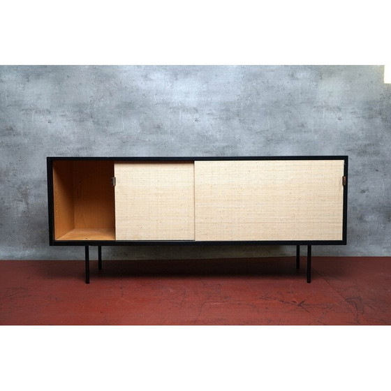 Image 1 of Vintage zwart dressoir van Florence Knoll Bassett voor Knoll Inc, 1950