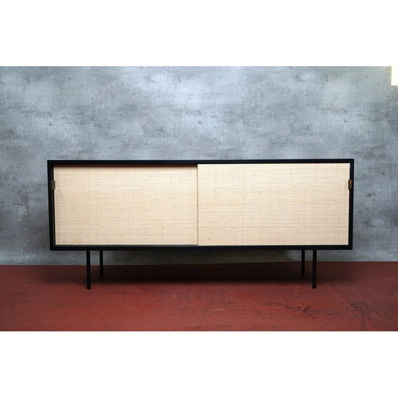 Image 1 of Vintage zwart dressoir van Florence Knoll Bassett voor Knoll Inc, 1950