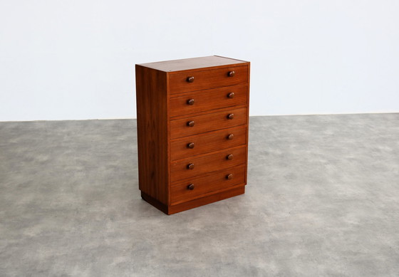 Image 1 of Vintage teak ladenkast